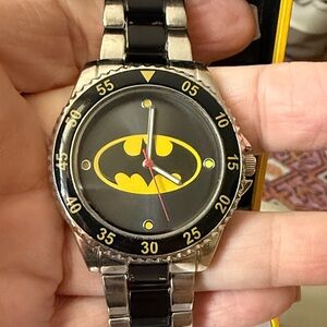 Batman Black and Silver Men's Watch